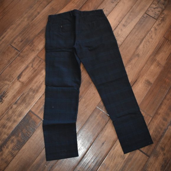 J. Crew Pants J Crew Bowery Black Watch Plaid Pants 3 X 30 Poshmark